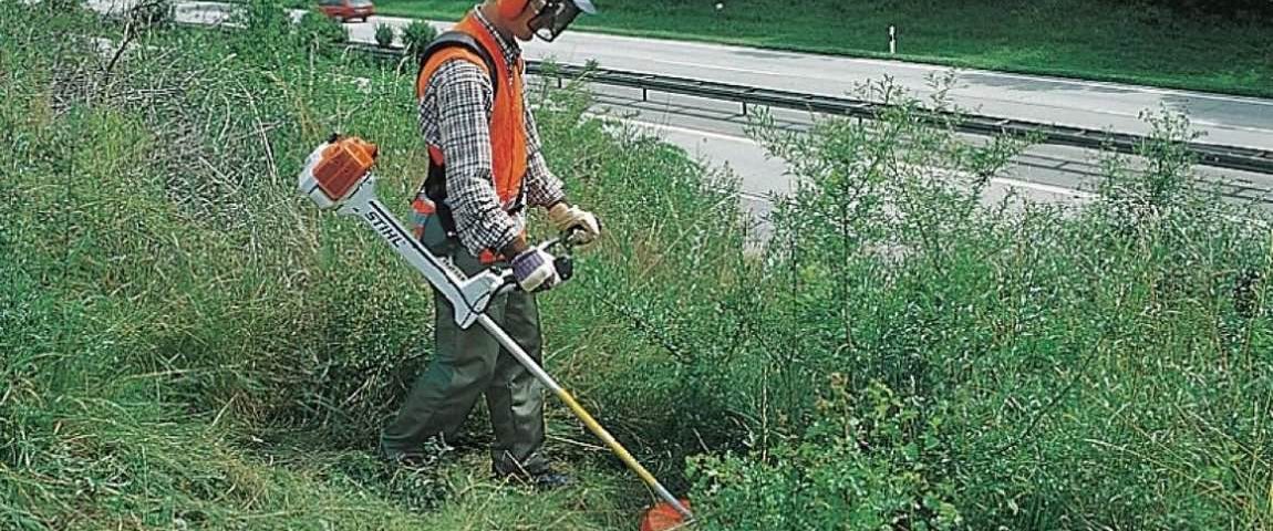 como usar corretamente a roçadeira