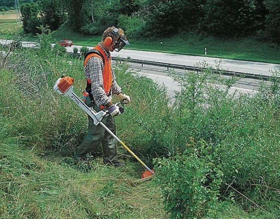 como usar corretamente a roçadeira