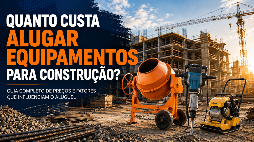 Aluguel de equipamentos para construção civil