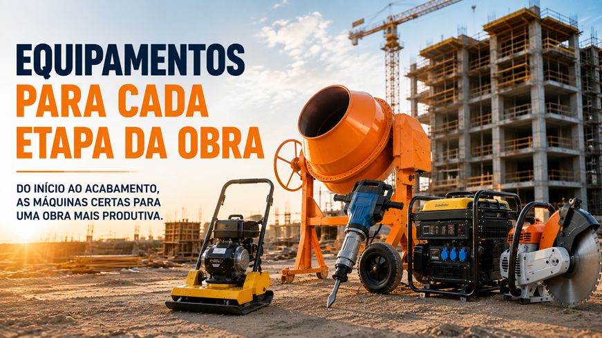 equipamentos para construção
