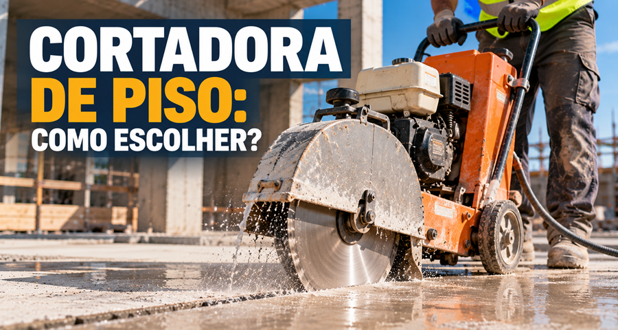 Cortadora de Piso em Ação
